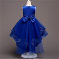 thumbnail image 7 of CPNG Girls' Vibrant Sleeveless Embellished Lace & Tulle High-Low Flower Girl Dress – Elegant Bodice with Intricate Embroidery, Flowy Ball Gown Skirt for Weddings, Birthday Parties, 7 of 7