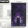 thumbnail image 6 of TSOVTHRID Black Cat Forest Violet Recliner Headrest Cover Non Slip Protective Couch Chair Head Protector for Sofa Stain Resistant Head Rest Cover for Recliner 17x27 in, 1 Piece, 6 of 7