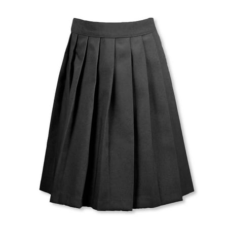 French Toast Big Girls’ Pleated Skirt (Sizes 4 - 20) Color: black Size: 18