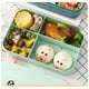 thumbnail image 4 of Fiambrera para niños Advancent contenedor de comida reutilizable 4 compartimentos Rectangular a prueba de fugas naranja, 4 of 6