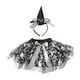 thumbnail image 1 of Disfraz de bruja de Halloween, ropa de bruja, disfraz creativo de bruja de Halloween para rol Plata, 1 of 9