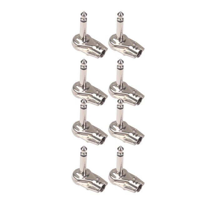 2x Instrumento de de Soldadura de Hierro con Enchufe de de Guitarra de 6,35 Mm / 0,25 Pulgadas Yuyangstore Enchufe de ángulo recto musical