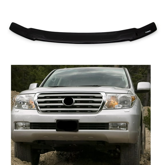 BMY Hood Deflector / Front Bug Shield Compatible for Toyota Land Cruiser J200 2008-2012 Hood Guard Bonnet Protector