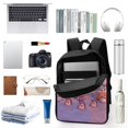 thumbnail image 3 of Hello Kitty-theme Backpack, Campus style schoolbag Bookbag with Adjustable Shoulder Straps And Large Zip Compartment, Unisex Travel Bags., 3 of 6