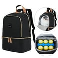 thumbnail image 1 of Breast Pump Bag Backpack - Cooler Lunch Bag Double Layer for Mother Large Size Black1, 1 of 8