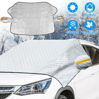 GetUSCart- ALTITACO Car Windshield Snow Cover, Frost Guard Protector,  Magnetic Windshield Snow Frost Ice Cover Sunshade Snow Covers with Elastic  Hooks Fits Most Car, SUV, Truck, Van or Automobile with 83x49.2