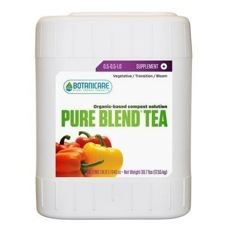 5 Gallon Iced Tea - Botanicare BCNSPBT5 Organic-Based Compost Solution Pure Blend Tea, 5-Gallon