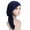 Navy Blue, variant on Women Elegant Chemo Cap With Scarfs Cancer Hair Loss Sleep Beanie Headwraps