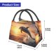 thumbnail image 2 of Disketp Sunset Dancing Dolphin A Bolsa Térmica Estampada, Bolsa Térmica Aislante para Almuerzo, Playa y Campamento, 2 of 6