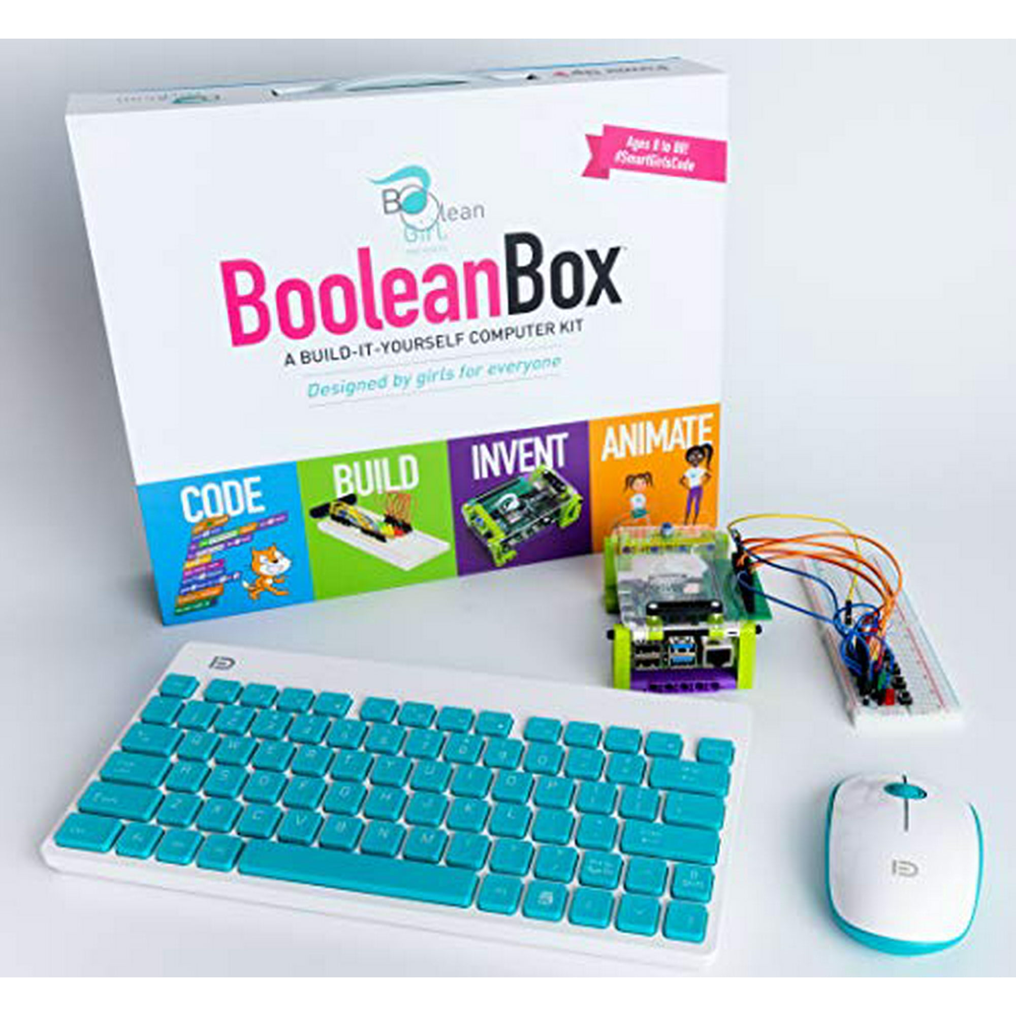 Boolean Box Build a Computer Science Kit for Kids | Includes Electronics,  Coding, Animation and Lessons in Scratch, Minecraft, Python | Ages 8 and Up  | Walmart Canada