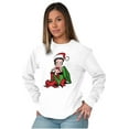 thumbnail image 5 of Cute Betty Boop Christmas Present Women's Long Sleeve T Shirt Brisco Brands L, 5 of 6