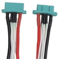 thumbnail image 2 of Green MPX Male and Female 9+2 Plug Connector Cable for Fixed Wing RC Airplane, 2 of 4