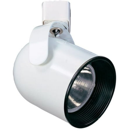 Line Mounting - Elco ET661 50W Line Voltage PAR20 Yoke Mounted Roundback Cylinder with Hidden Wires and Phenolic Baffle