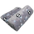 thumbnail image 4 of Blankets Super Soft Fluffy Premium Fleece Pet Blanket Flannel Throw for Dog Puppy Cat Paw Brown/Pink/White Small(23x16 inch), 4 of 5