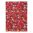 thumbnail image 2 of Mickey Mouse Disney I Love Us Silk Touch Throw Blanket 50x70 Inches, 2 of 4