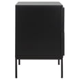 thumbnail image 3 of SAFAVIEH Zadie 2 Drawer Rattan Nightstand, Black w/ Natural Rattan/Black Legs, 3 of 14