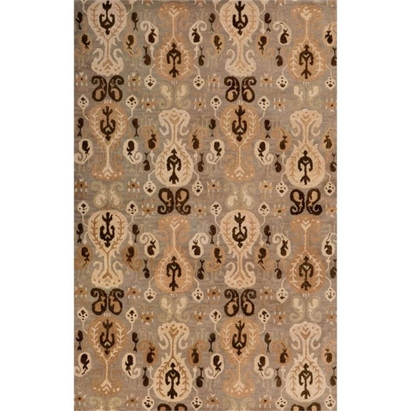 Belize 02 8X11 Beige Handtufted Wool Area Rug