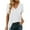 White, variant on Admvng Womens Summer Tops Casual V Neck Short Sleeve Loose Fit T-shirt Tops S-2XL