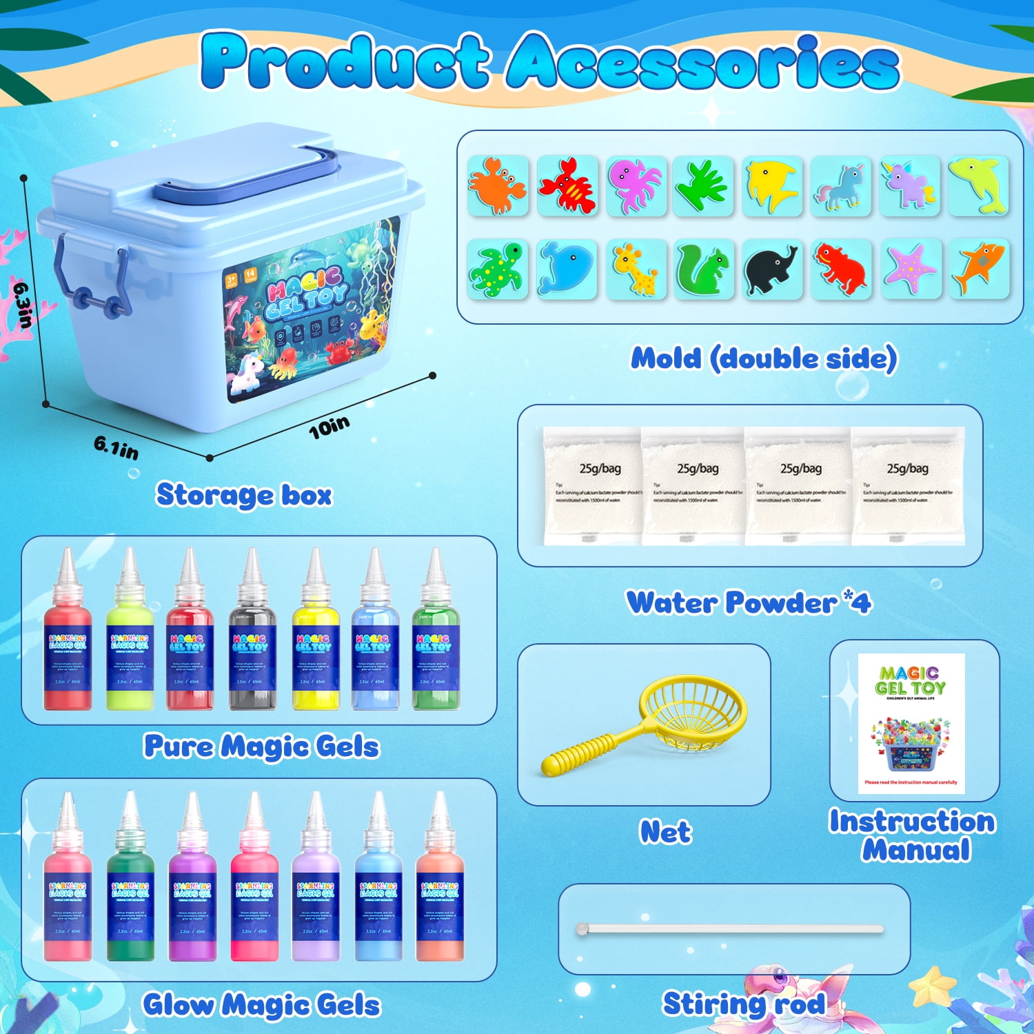 Huge Wave DIY Models Toy Kit, Art & Craft Kit STEM Gifts for Kids, Ideal Christmas Birthday Gifts for Boys & Girls Aged 6-12 Years Old