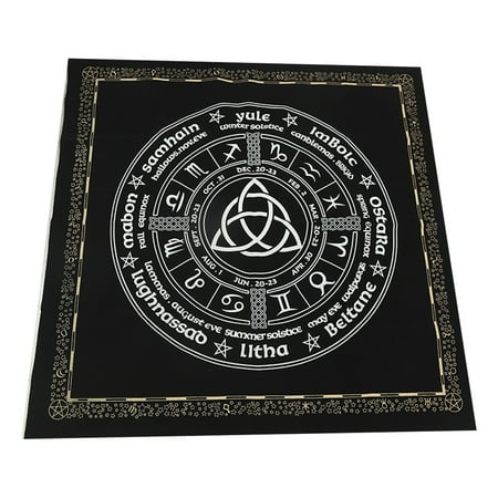 

Square Pendulum Divination Tablecloth Tarots Card Pad Runes Altar Table Cloth