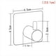 thumbnail image 5 of Ganchos de pared adhesivos para una fácil instalación, ganchos de alta capacidad de carga a prueba de óxido que no requieren taladro, ganchos decorativos de acero inoxidable a prueba de agua para, 5 of 7
