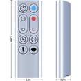 thumbnail image 5 of Replacement Remote Control for Dyson Pure Hot Cool Fan Heater Purifying HP00 HP01 967197-13, 5 of 5