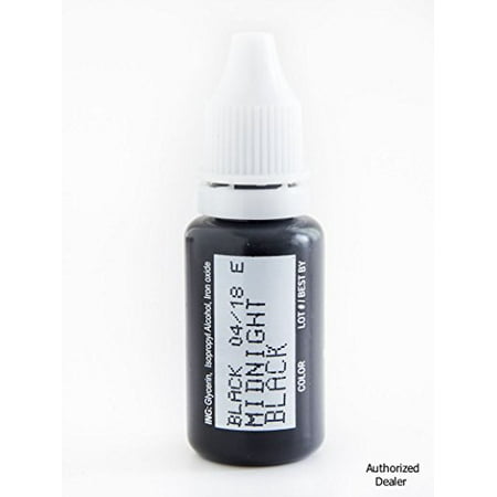 15ml MICROBLADING BioTouch MIDNIGHT BLACK Cosmetic Pigment Color Tattoo Ink LARGE Bottle pigment professionally tested permanent makeup supplies Eyebrow Lip Eyeliner microblading supplies