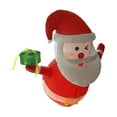 thumbnail image 4 of Tachiuwa 3.5 ft Inflatable Santa Claus Built in LED Lights Novelty Inflatable Figures Gift Christmas Decoration for Party Yard Season, 4 of 9