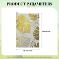 thumbnail image 6 of Werpe Gold Leaves Golf Towel | Premium Absorbent Quick-Drying Design 2PC, 6 of 7
