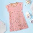 thumbnail image 2 of Girl Princess Dress Summer New Children's 2 To 7 Years Girls Short Sleeved Dress Bunny Dress For Casual Skirt Size 4T, 2 of 9