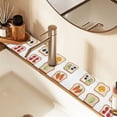 thumbnail image 2 of Yayeee Faucet Mat for Kitchen Sink 30" Diatomite Long Splash Guard Pad, Various Toasts, 2 Pack, 2 of 7