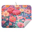 thumbnail image 5 of Ryvnso Spring Flowers Dish Drying Mat for Kitchen Countertop 18x24 Large Dish Pad Drainer Rack Dish Sink Mats, 5 of 7