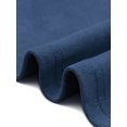 thumbnail image 5 of INSPIRE CHIC Faux Suede Midi Skirt for Women's Casual Fall Winter A Line Skirt - Trendy Elastic Waist Design XL Navy Blue, 5 of 6