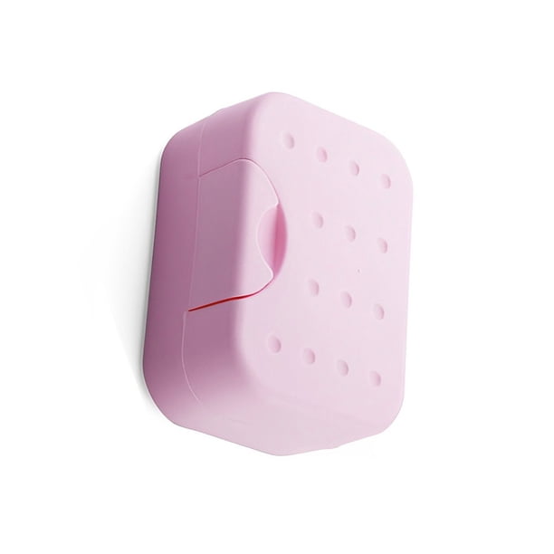 Cateissary Jabonera Rectangular de viaje portátil, de plástico resistente al agua con cierre, de fugas con tapa, caja de jabonera, contenedor Juegos de accesorios de baño Cateissary HA024503-00