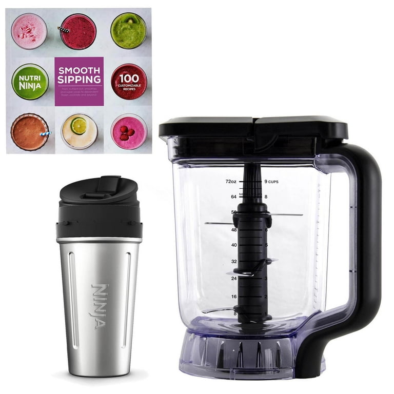 Ninja Auto IQ Blender System & 72 oz. Pitcher, 3 Nutri Ninja Cups, & Recipe  Book 