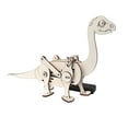 thumbnail image 1 of Wooden Tech Brachiosaurus Animatronic Dinosaur Interactive Stuffed Animal With Realistic Sounds Gentle Movements Educational Toy For Children, 1 of 7