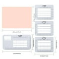 thumbnail image 5 of opvise 4Pcs Envelope Templates Envelope Addressing Guide Stencils Lightweight Portable DIY Calligraphy Ruler Line Guide Stencil Templates Set 4pcs, 5 of 8