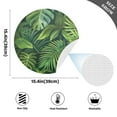 thumbnail image 2 of Ryvnso Palm Leaf Plant Round Plate Mats Dining Table Placemat Set of 4 for Holiday Decoration, 2 of 7