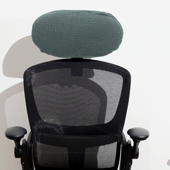 SWETRACE Dark Chair Headrest Cover Non- Rest Cushion Easy to Install for Office and Home Use 1 Set