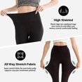 thumbnail image 3 of High Waisted Leggings For Women Soft Opaque Tummy Control Stretchy Pants, 3 of 5