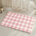 thumbnail image 1 of Alfombra de baño TYUU Waffle, antideslizante, lavable, absorbente, 30 x 50 cm, rosa, 1 of 9