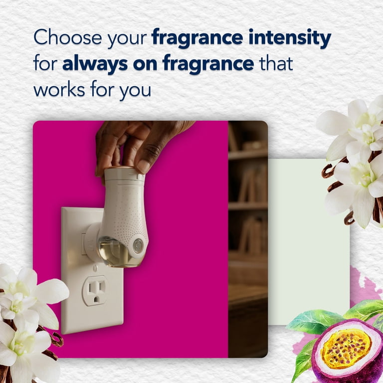 Glade PlugIns Scented Oil 5 Refills, Vanilla Passion Fruit, 3.35