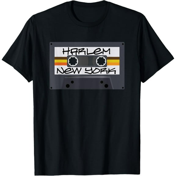 Harlem New York Cassette Tape T-Shirt