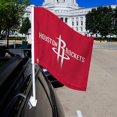 thumbnail image 2 of Rico Industries NBA Basketball Houston Rockets Standard Double Sided Car Flag, 2 of 6