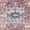 Rust Red, variant on Unique Loom Yara Collection Area Rug - Sunil (5' Octagon Aqua Green/Blue)