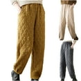 thumbnail image 5 of Utoimkio Women's Loose Wide Leg Casual Cozy Lounge Pants Thick Warm Casual Sweatpants Comfy High Waisted Pants with Pockets, 5 of 5