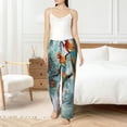 thumbnail image 4 of Sigee Colorful Birds Pine Branch print Women's Soft Pajama Pants Lounge Sleep Bottoms with Elastic Waistband and Pockets-X-Large, 4 of 6