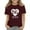 #A04-Wine, variant on XADYUY Big Sister Shirts for Girls Big Sister Shirt Cute Love Heart Graphic Girls Sibling Outfits Summer Crewneck Short Sleeve Tee Shirt 2-4 Years,Black