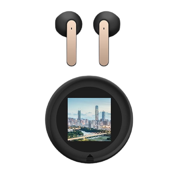 Tws Bluetooth 5.1 Auriculares Inalámbricos Con Pantalla Lcd Auriculares Intrauditivos De Baja Potencia Auricular Bluetooth Transferible Con Foto Methold EL017689-03
