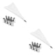 thumbnail image 4 of Ounissouiy Cake Decorating Tools with Icing Bag DIY Making Bakery Pastry Kit Cream Stainless Props Nozzles for Household Accessory blanco serie 2 2piezas, 4 of 6